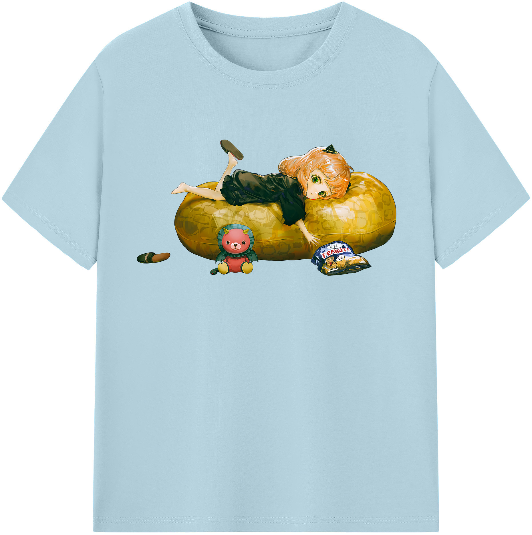 （画像用） SPY×FAMILY间谍家家酒 綿100％半袖Tシャツ（フロントプリント）